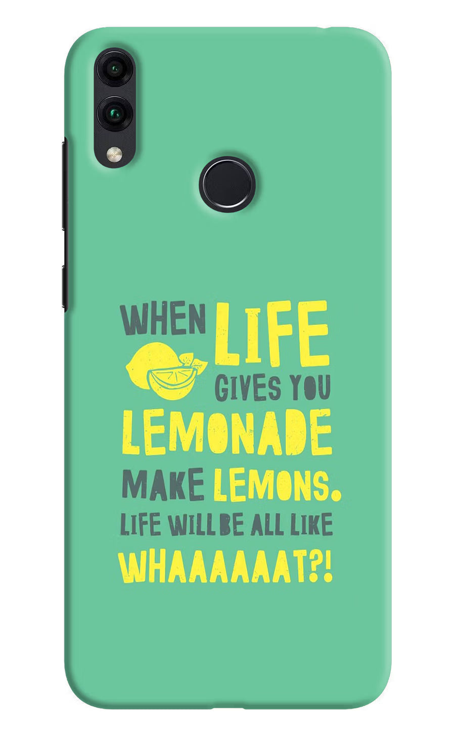 Quote Honor 8C Back Cover, Hard case