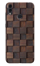 Wooden Cube Design Honor 8C Hard Case Back Cover by Casekaro