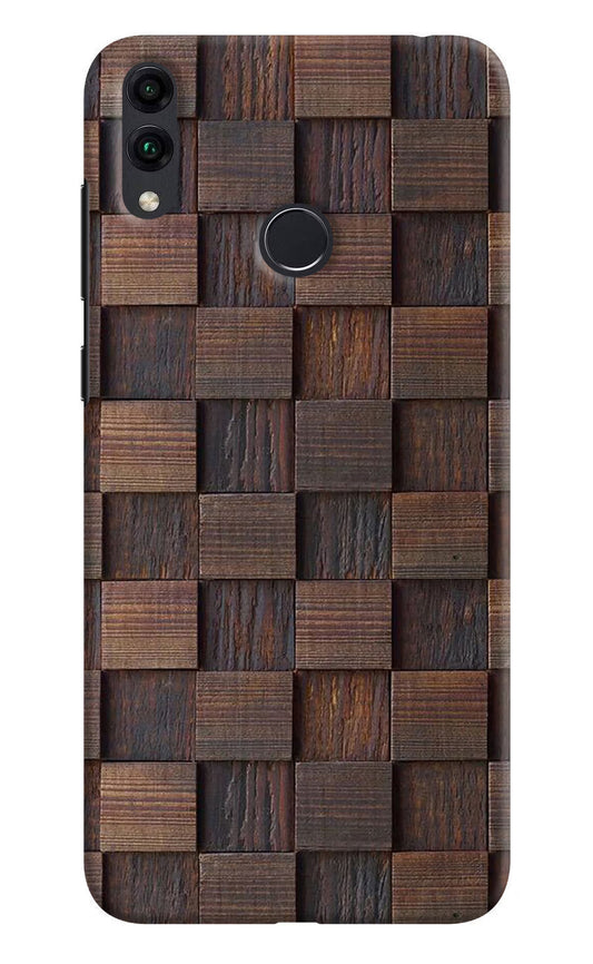Wooden Cube Design Honor 8C Hard Case Back Cover by Casekaro