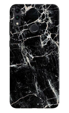 Black Marble Texture Honor 8C Hard Case Back Cover by Casekaro