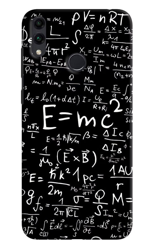 Physics Formula Honor 8C Hard Case Back Cover by Casekaro