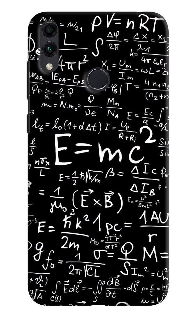 Physics Formula Honor 8C Hard Case Back Cover by Casekaro