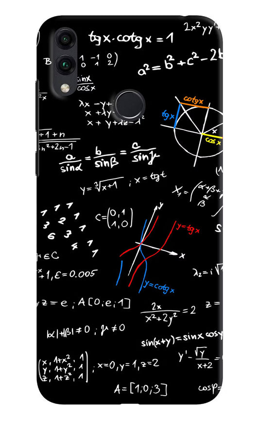 Mathematics Formula Honor 8C Hard Case Back Cover by Casekaro