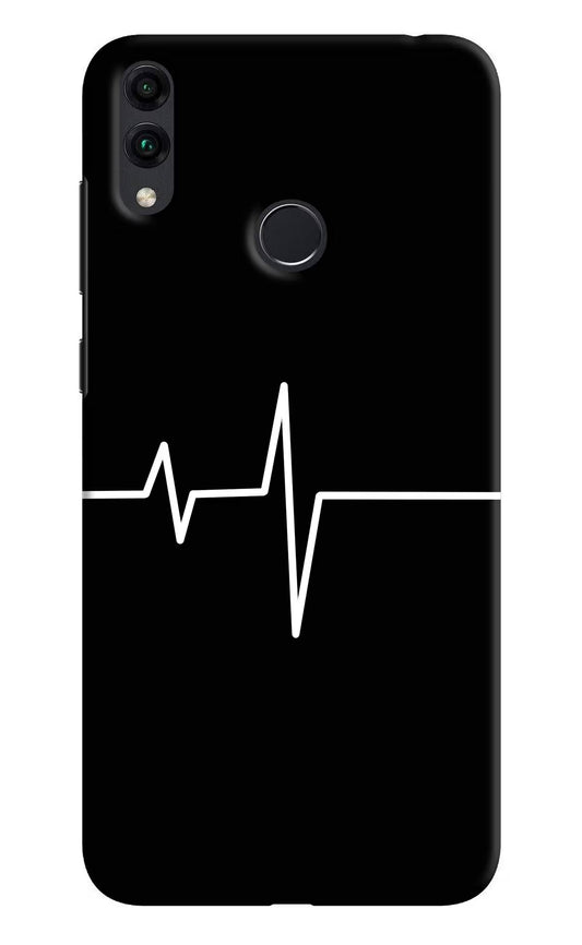 Heart Beats Honor 8C Hard Case Back Cover by Casekaro