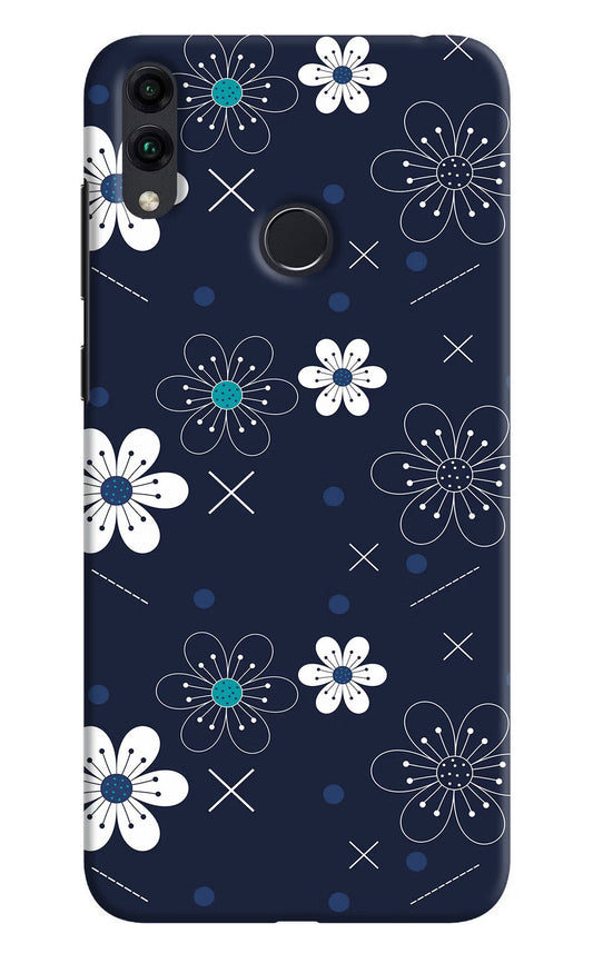 Flowers Honor 8C Hard Case Back Cover by Casekaro
