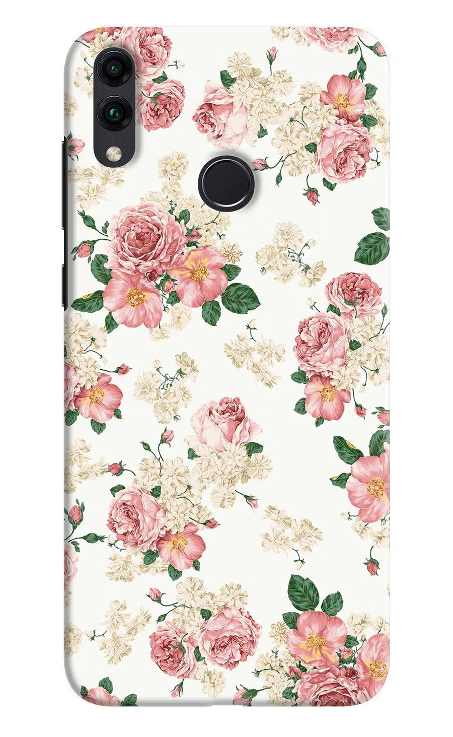Flowers Honor 8C Back Cover, Hard case