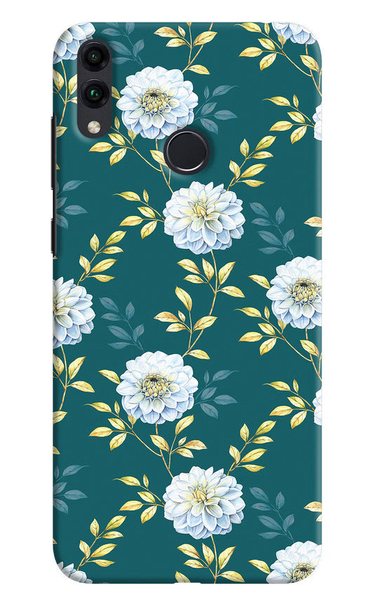 Flowers Honor 8C Hard Case Back Cover by Casekaro