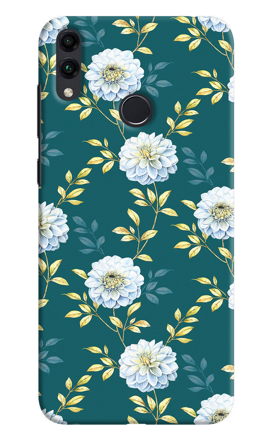 Flowers Honor 8C Back Cover, Hard case