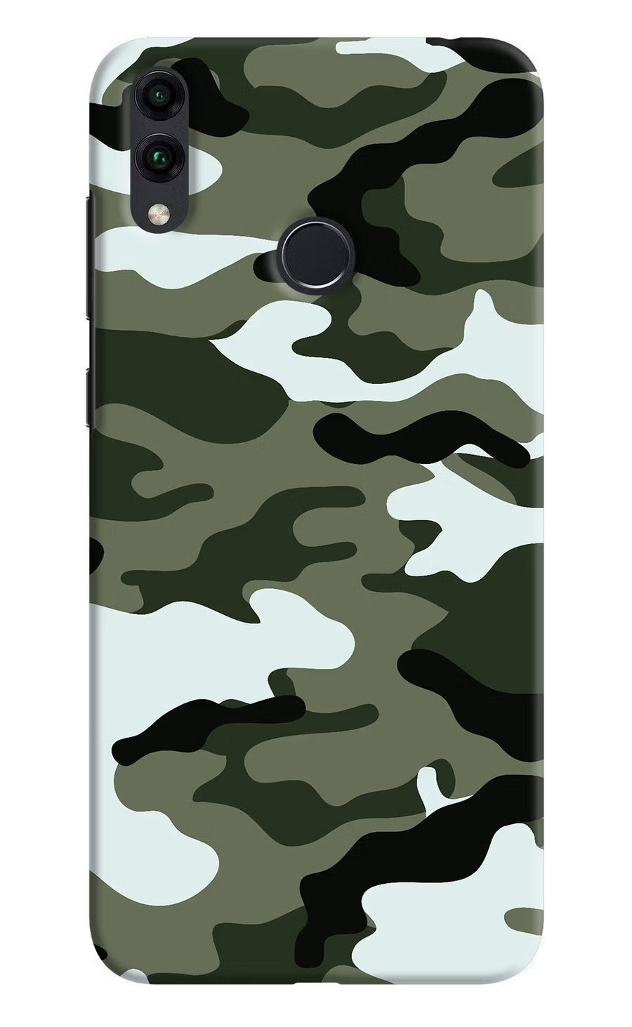 Camouflage Honor 8C Back Cover, Hard case