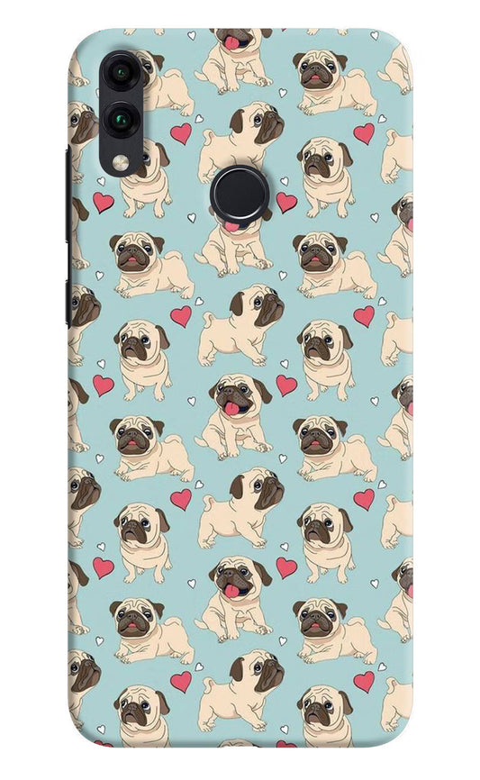 Pug Dog Honor 8C Hard Case Back Cover by Casekaro