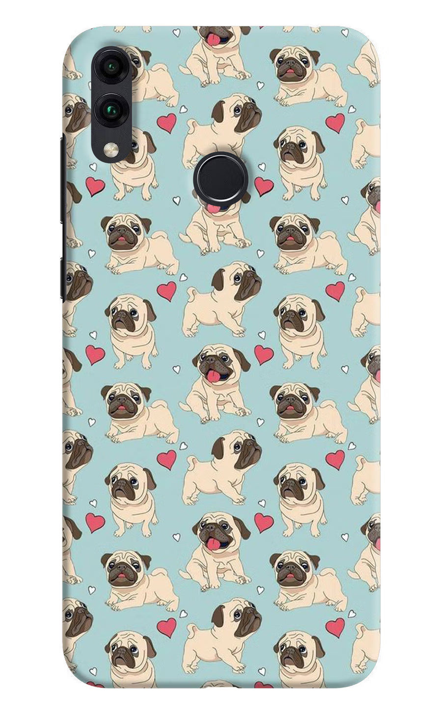 Pug Dog Honor 8C Back Cover, Hard case