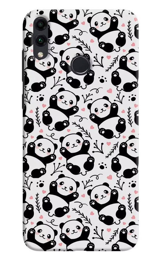 Cute Panda Honor 8C Hard Case Back Cover by Casekaro