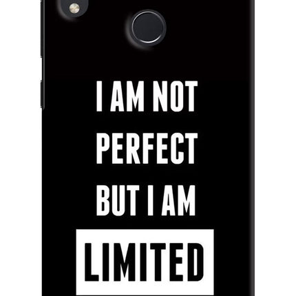 I Am Not Perfect But I Am Limited Edition Honor 8C Hard Case Back Cover by Casekaro