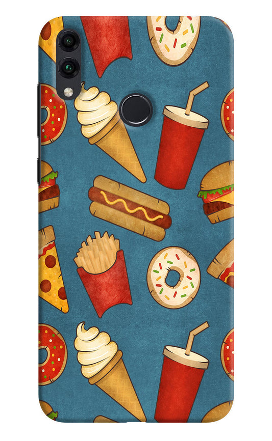 Foodie Honor 8C Hard Case Back Cover by Casekaro