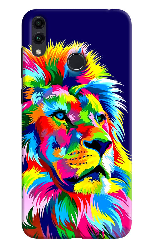 Vector Art Lion Honor 8C Hard Case Back Cover by Casekaro