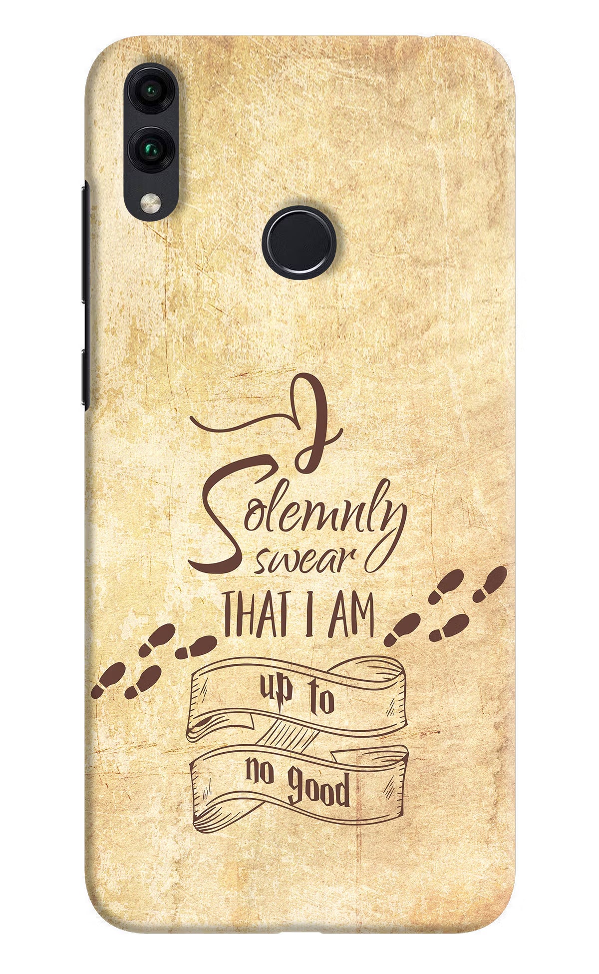 I Solemnly swear that i up to no good Honor 8C Hard Case Back Cover by Casekaro