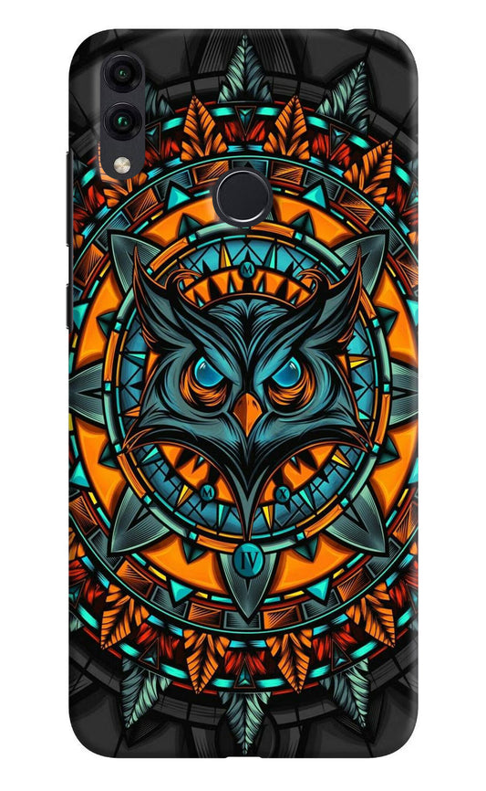 Angry Owl Art Honor 8C Hard Case Back Cover by Casekaro