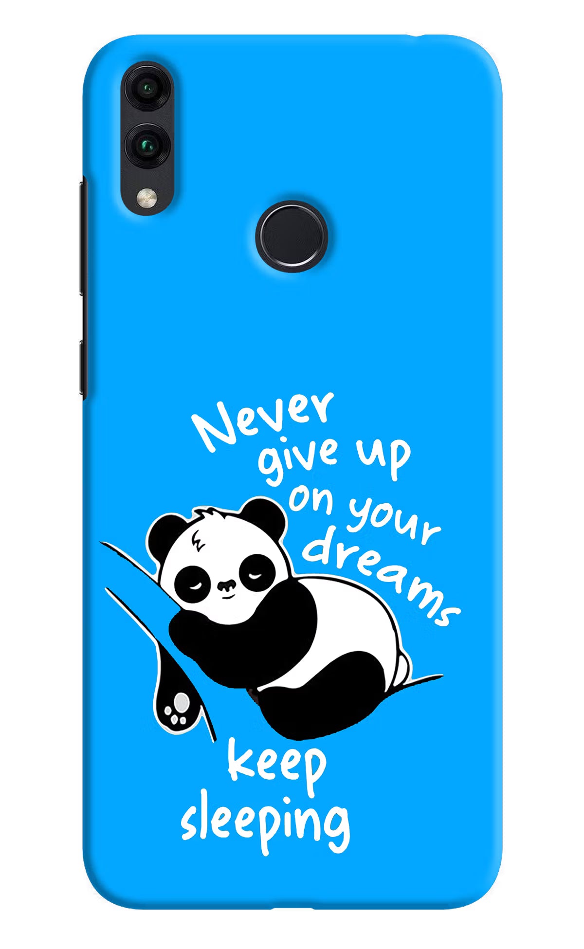Keep Sleeping Honor 8C Hard Case Back Cover by Casekaro