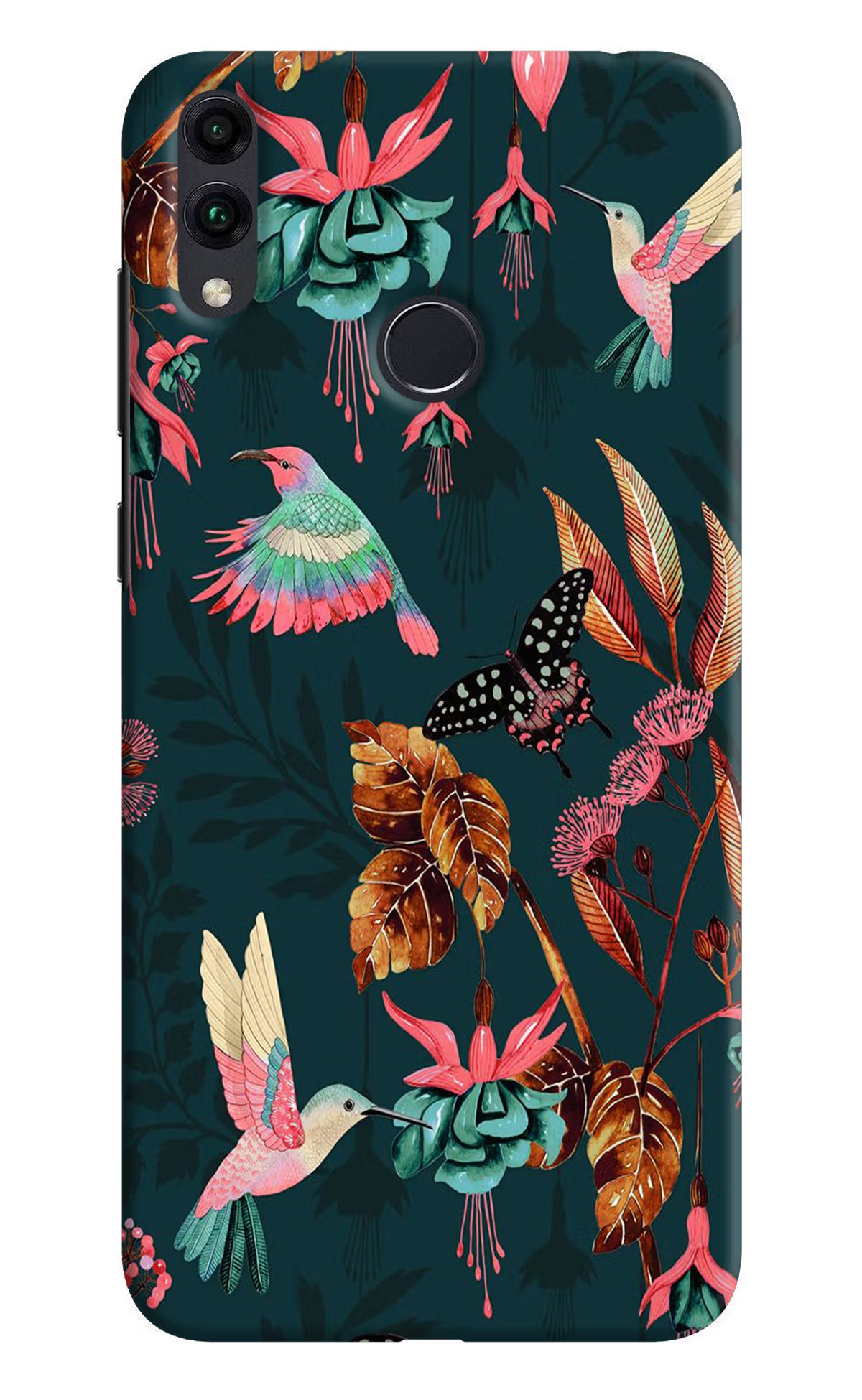 Birds Honor 8C Hard Case Back Cover by Casekaro