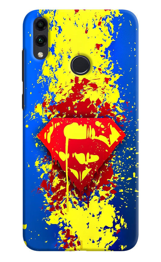 Superman logo Honor 8C Hard Case Back Cover by Casekaro