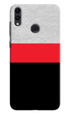 Tri Color Pattern Honor 8C Hard Case Back Cover by Casekaro