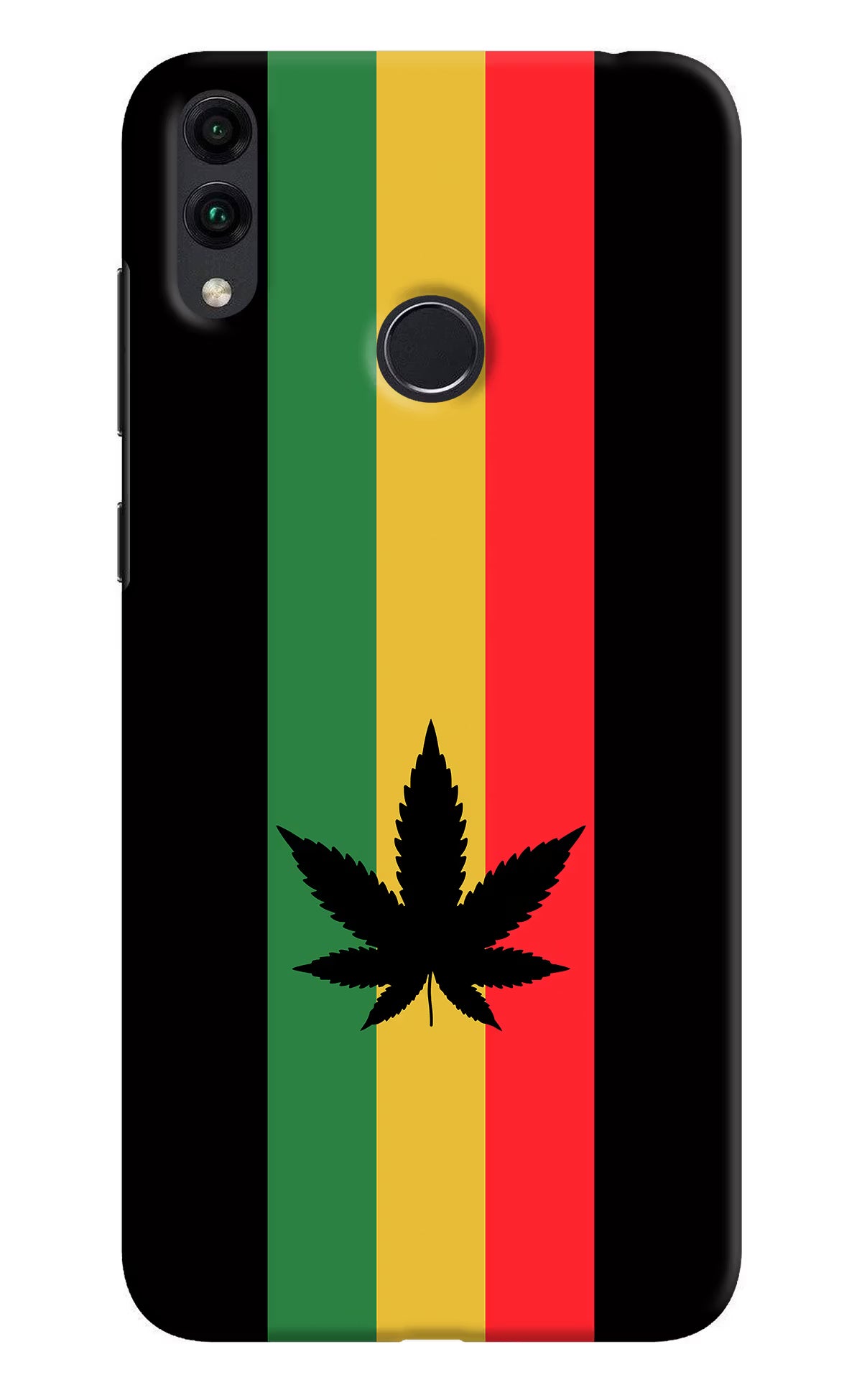 Weed Flag Honor 8C Hard Case Back Cover by Casekaro