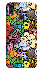 Veggie Doodle Honor 8C Hard Case Back Cover by Casekaro