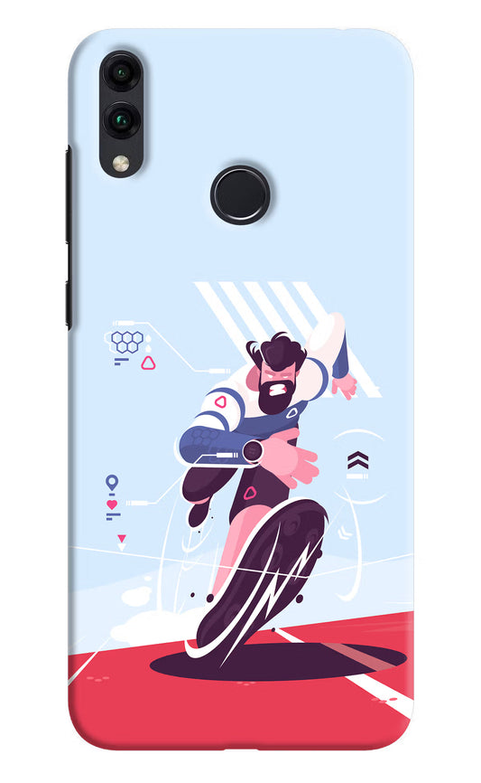 Run Pro Honor 8C Hard Case Back Cover by Casekaro