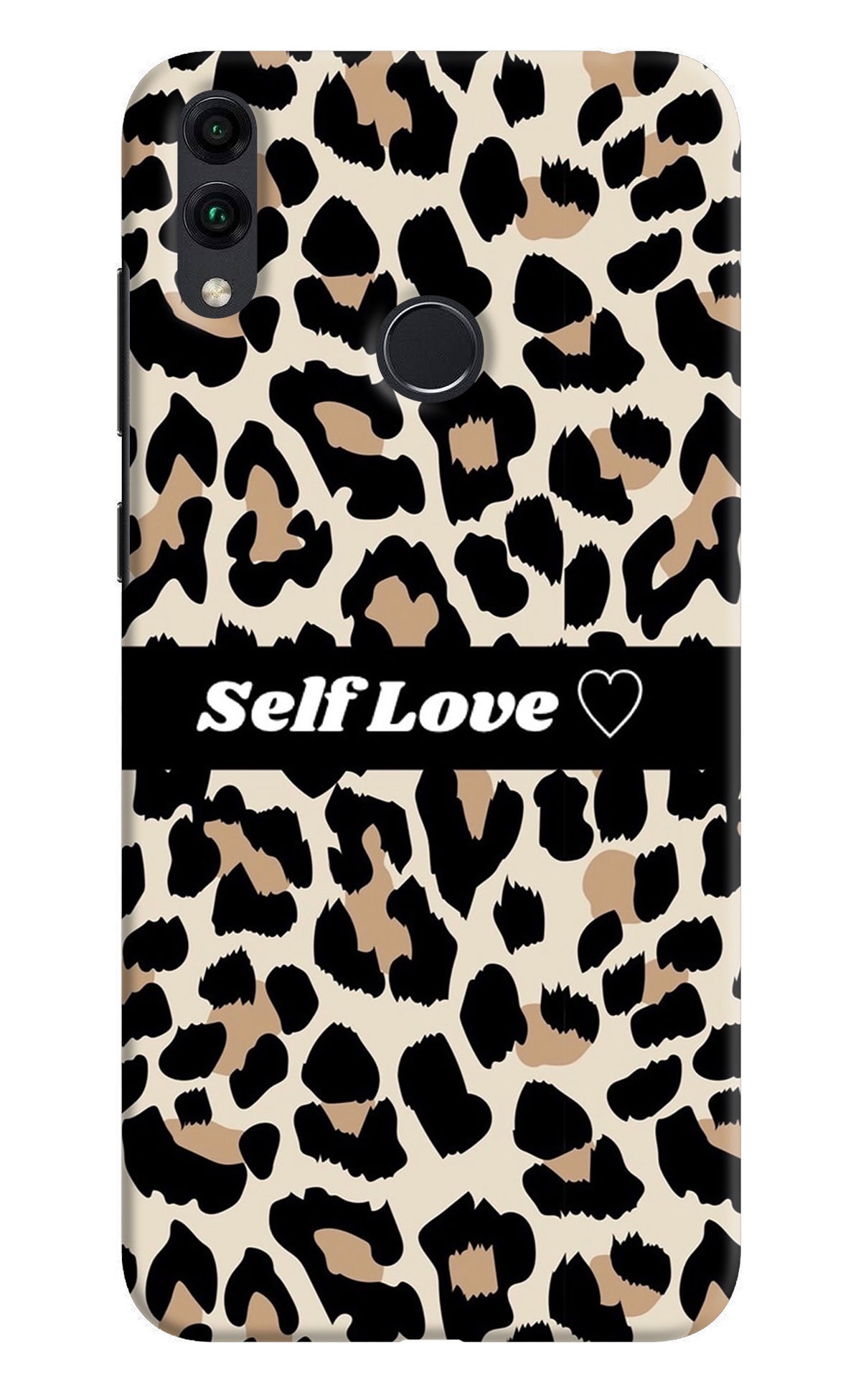 Leopard Print Self Love Honor 8C Back Cover