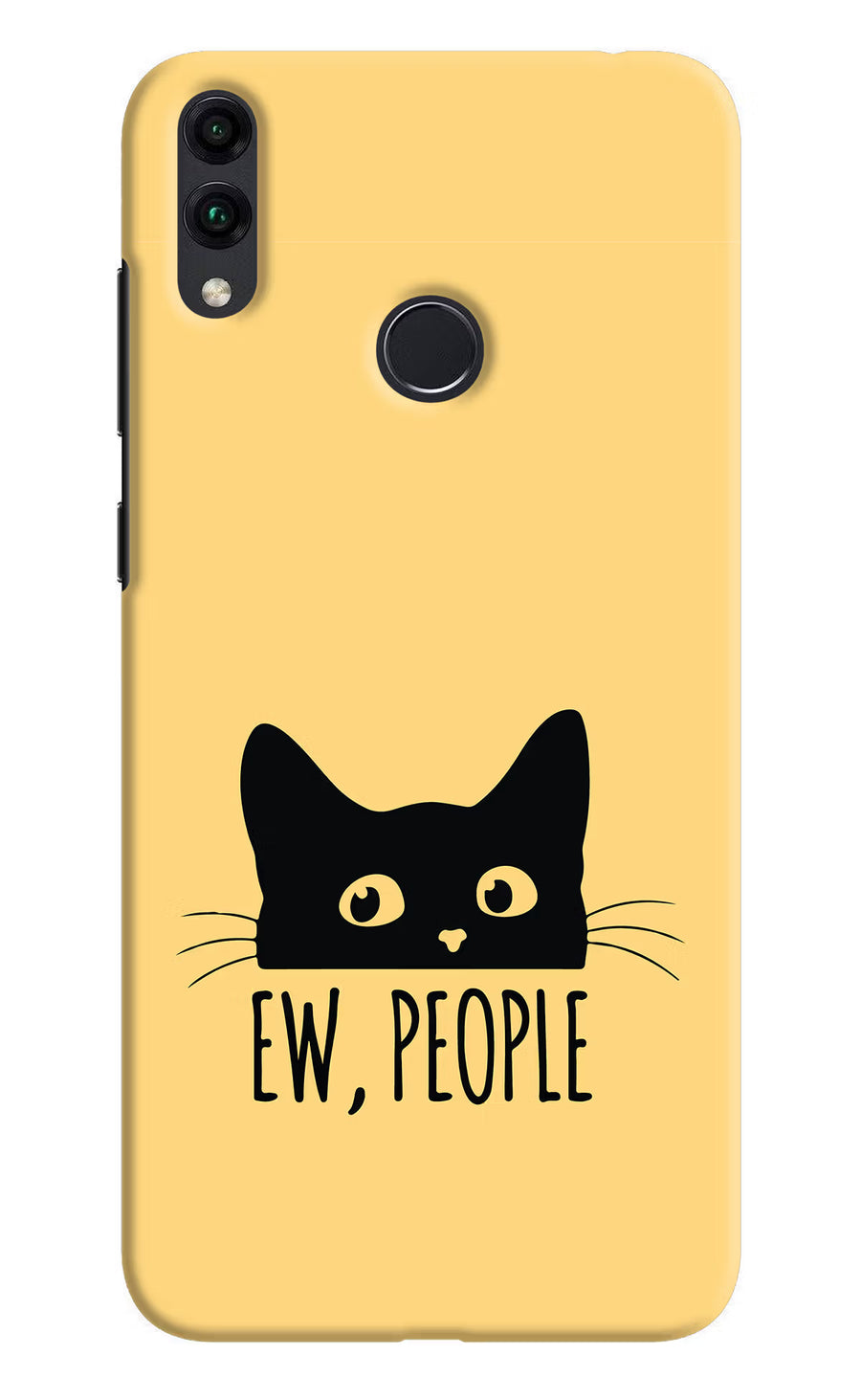 Ew People Catitude Honor 8C Back Cover, Hard case