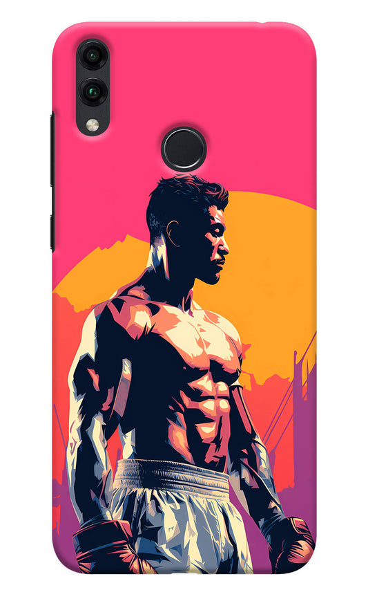 Sunset Warrior (AI Generated) Honor 8C Back Cover