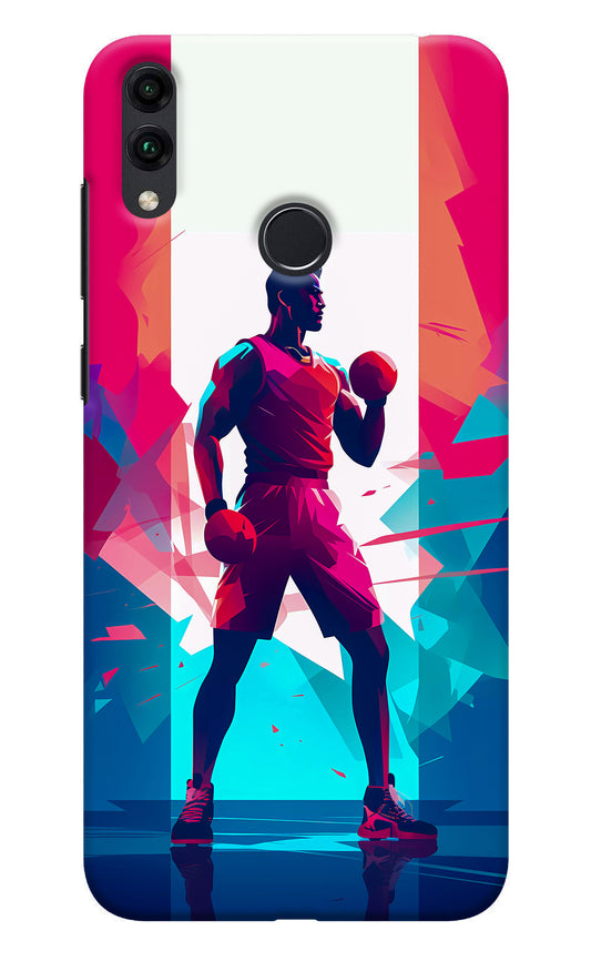 Champion Fighter (AI Generated) Honor 8C Back Cover