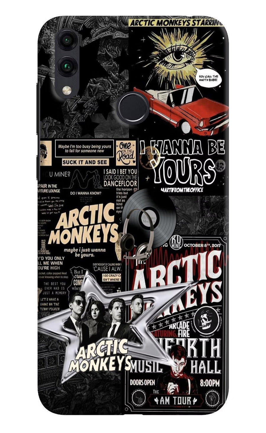 Arctic Monkeys Honor 8C Back Cover, Hard case