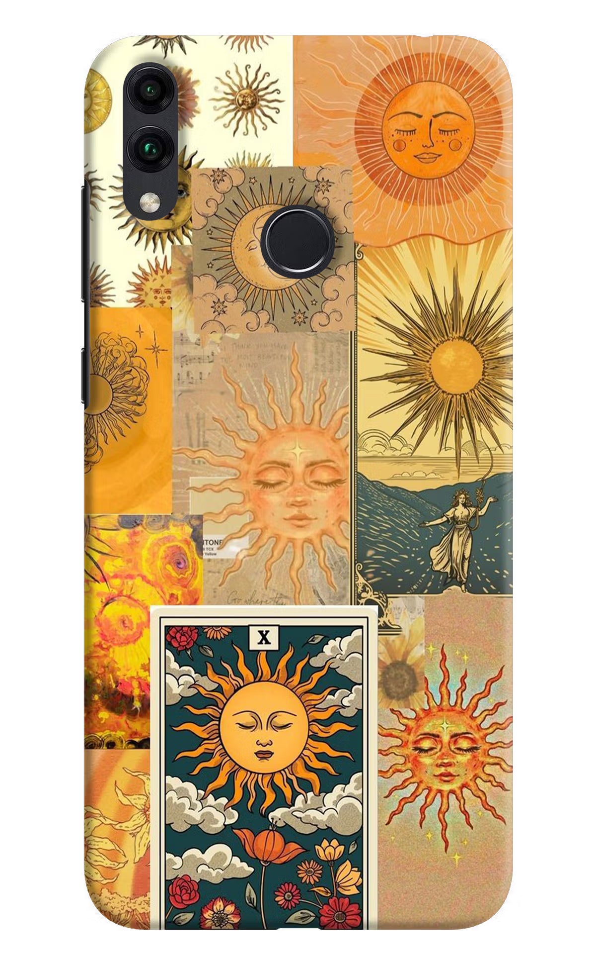 Sun Honor 8C Hard Case Back Cover by Casekaro
