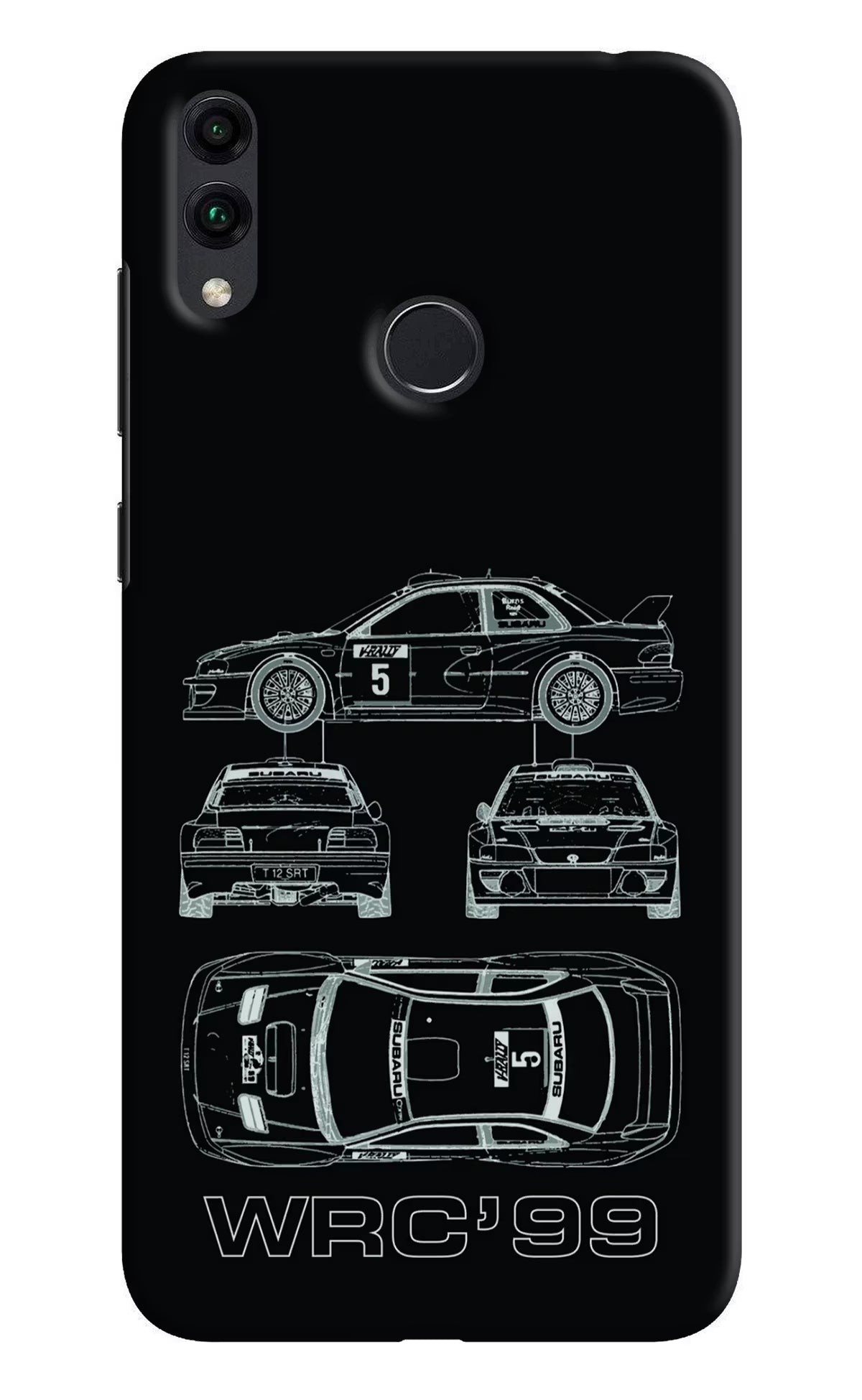 WRC'99 Honor 8C Hard Case Back Cover by Casekaro
