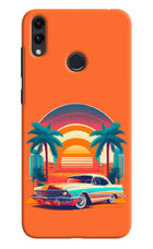Palm Drive 80s Honor 8C Hard Case Back Cover by Casekaro