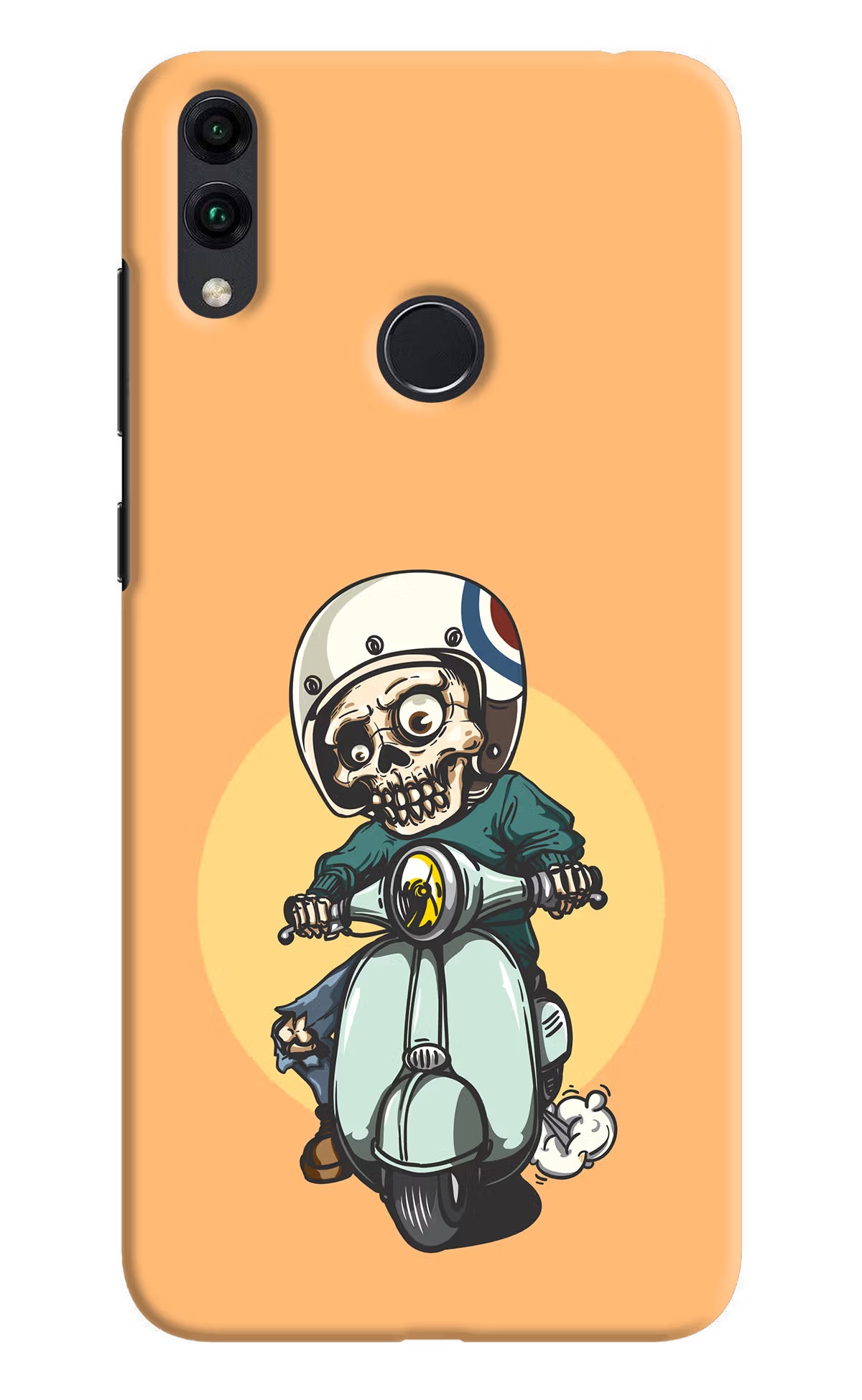 Undead Biker Honor 8C Hard Case Back Cover by Casekaro