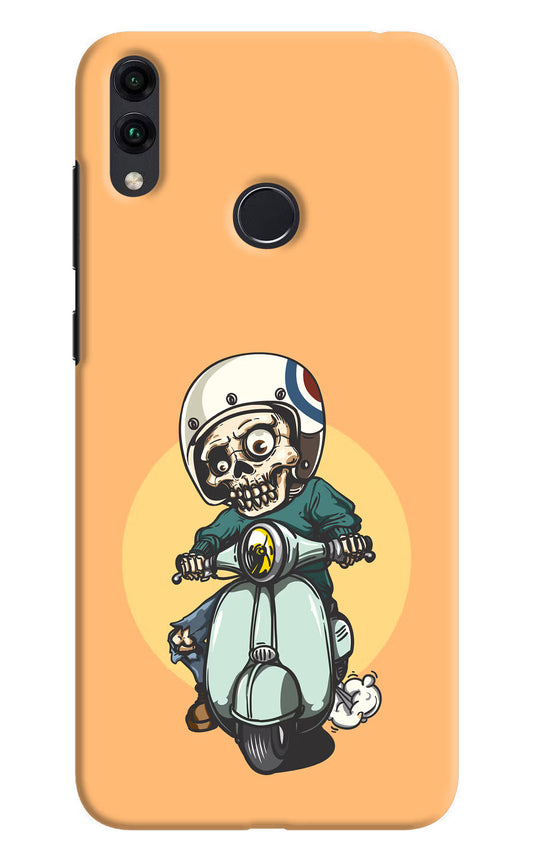 Undead Biker Honor 8C Hard Case Back Cover by Casekaro