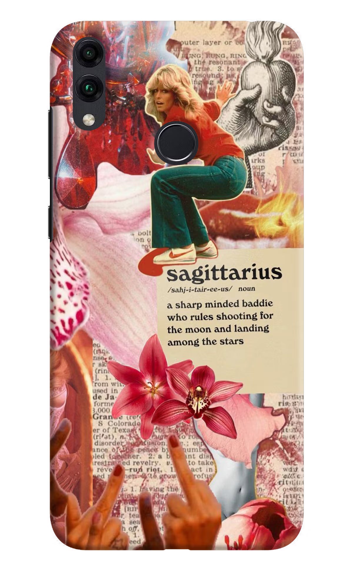 Sagittarius Zodiac Honor 8C Hard Case Back Cover by Casekaro