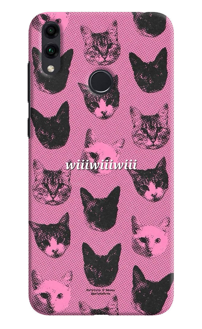 Pink Cats Honor 8C Hard Case Back Cover by Casekaro