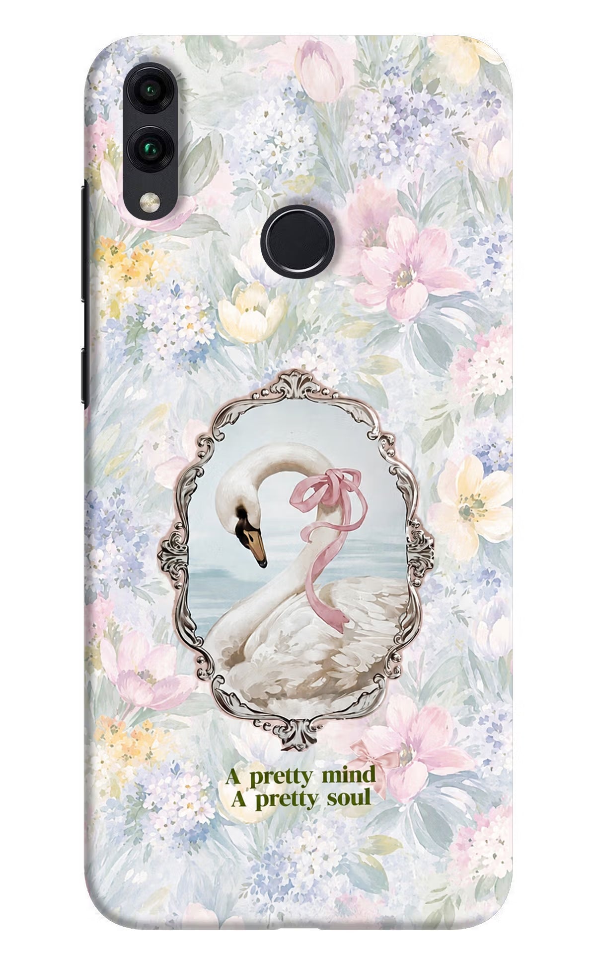 Pretty Mind Pretty Soul Honor 8C Back Cover