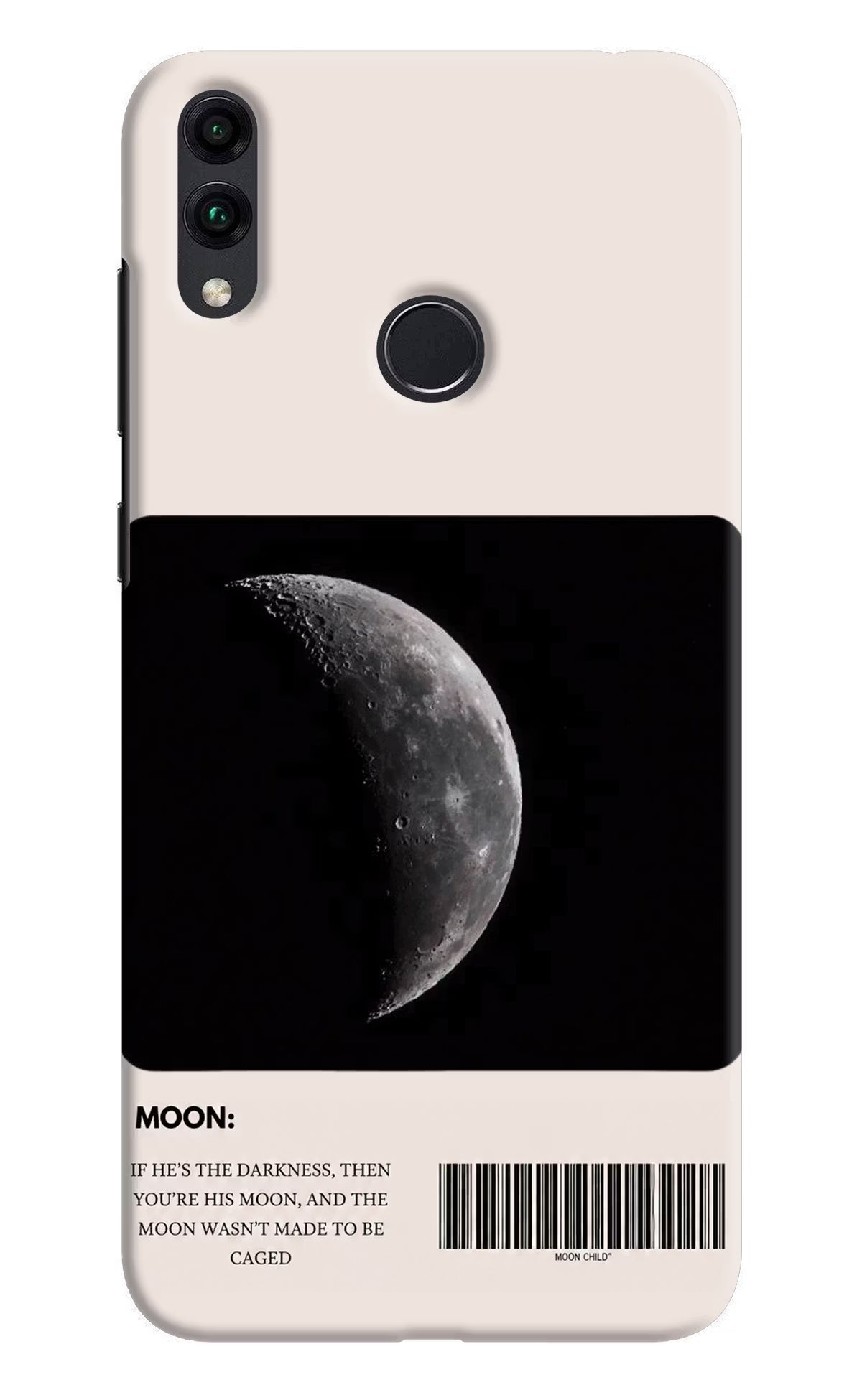 Moon Phase Honor 8C Back Cover