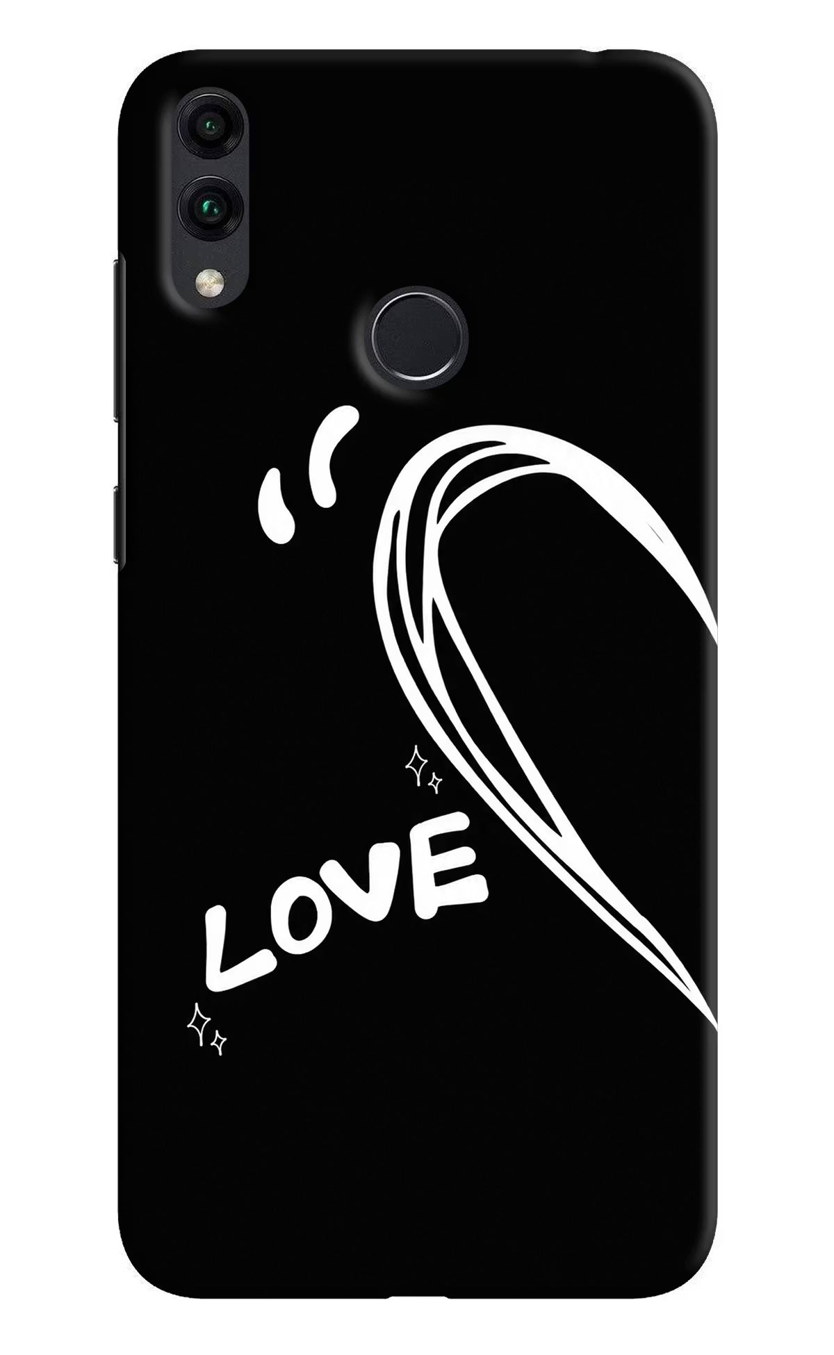 Love Line Honor 8C Back Cover