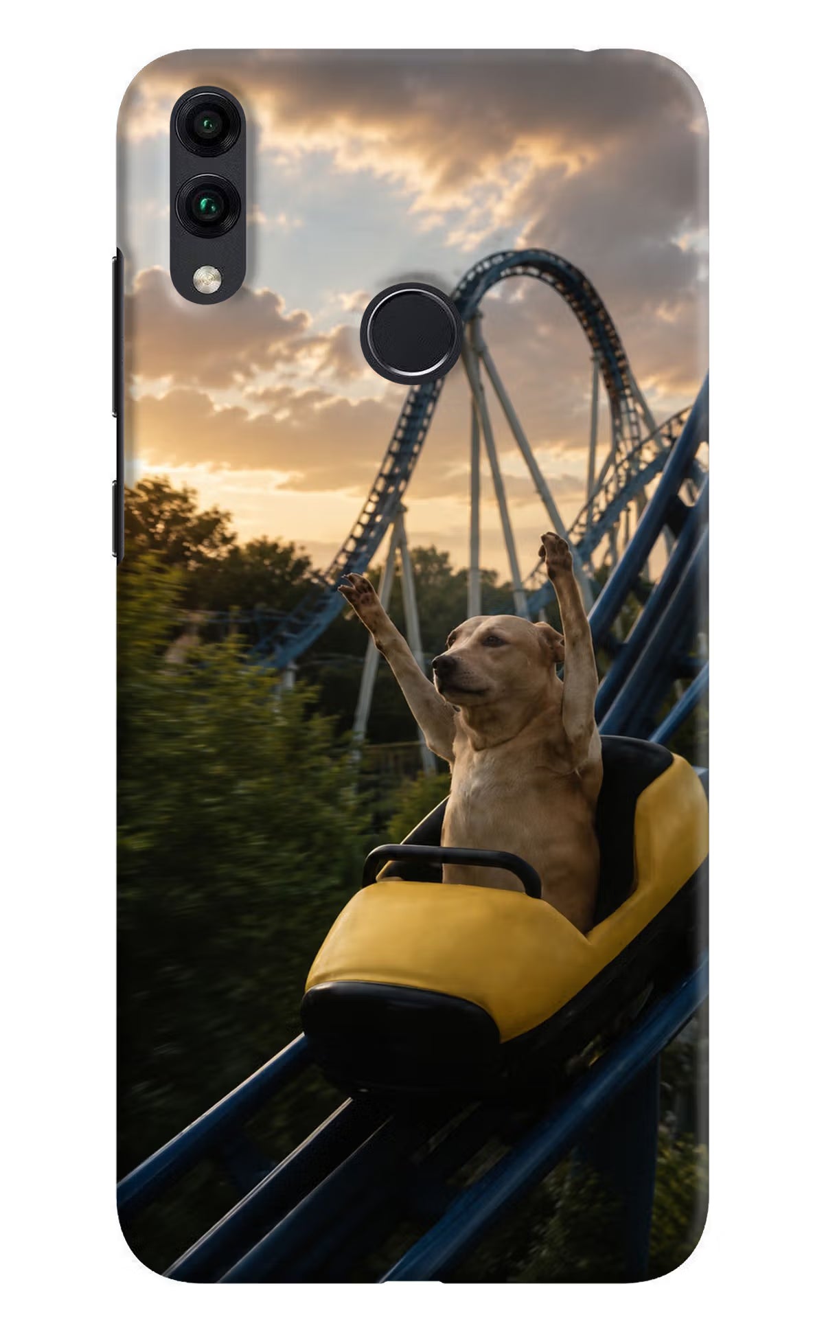Rollercoaster Dog Honor 8C Back Cover