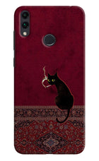 Midnight Cat Honor 8C Hard Case Back Cover by Casekaro