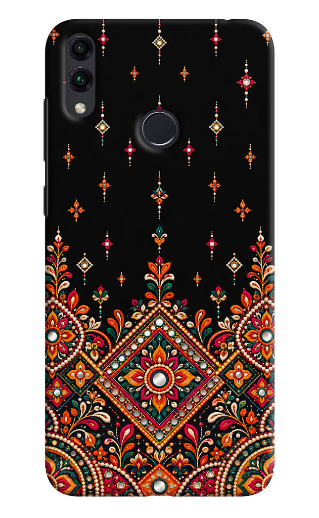 Noir Mehfil Honor 8C Hard Case Back Cover by Casekaro