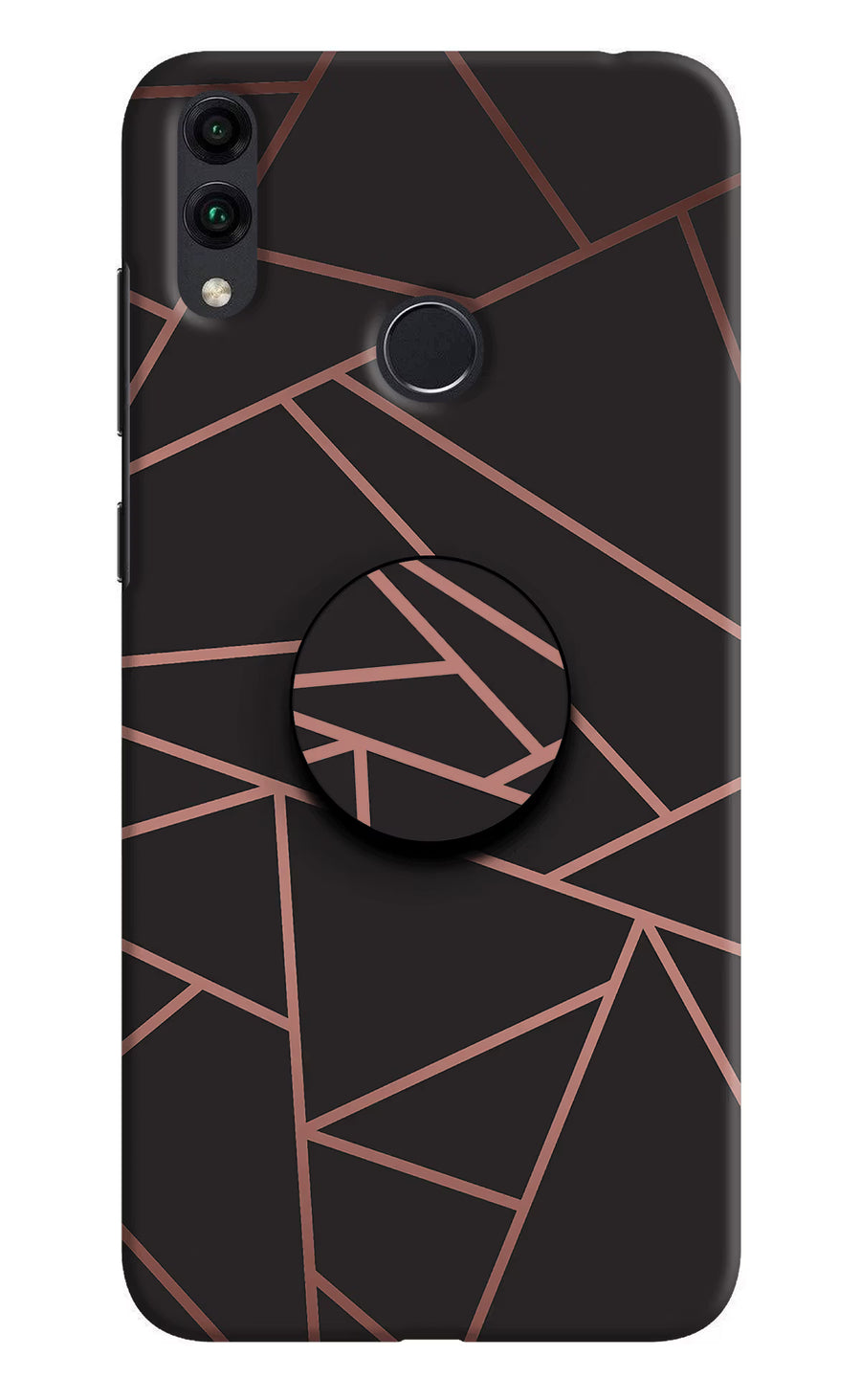Geometric Pattern Honor 8C Pop Case, Hard case