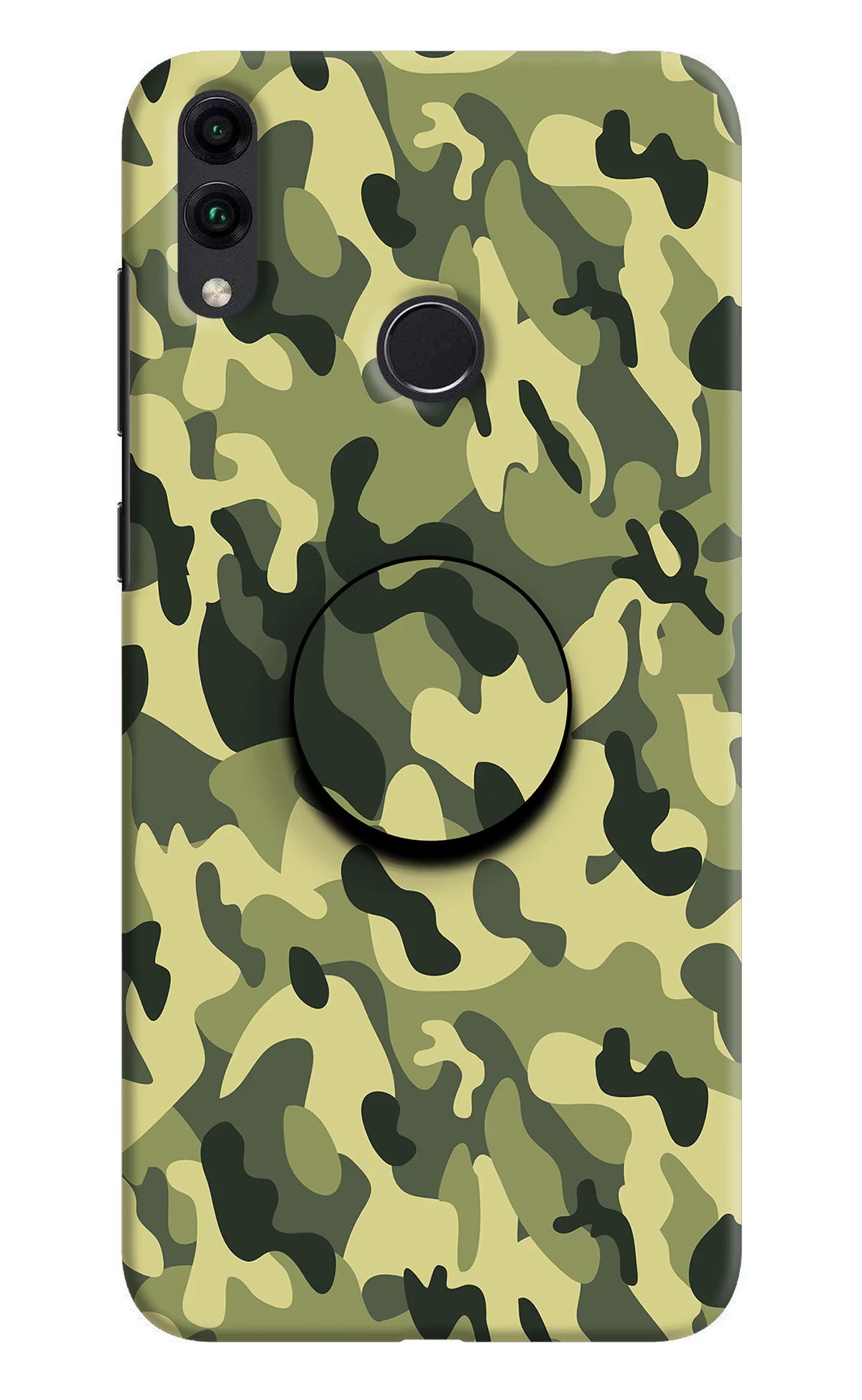 Camouflage Honor 8C Pop Case by Casekaro