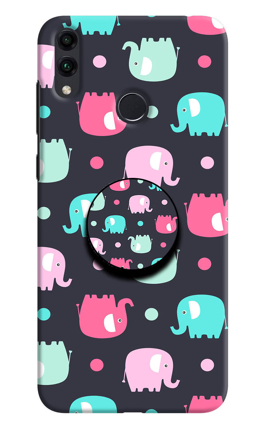Baby Elephants Honor 8C Pop Case, Hard case