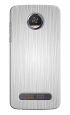 Wooden Grey Texture Moto Z2 Play Hard Case Back Cover by Casekaro